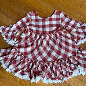 Matilda Jane plaid dress size 4t